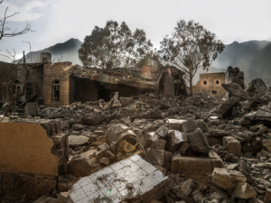 Hôpital de MSF bombardé par les forces de la coalition menée par l'Arabie saoudote à Haydan au Nord Yémen.