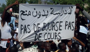 Manifestations d’étudiants contre la suppression des bourses, N’Djamena
