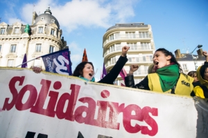 Manifestation à Rennes contre la réforme des retraites, le 9 janvier 2020, France / © Valentin Belleville - Hans Lucas via AFP