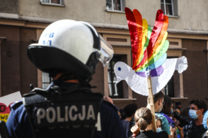 Une pride en Pologne, septembre 2020