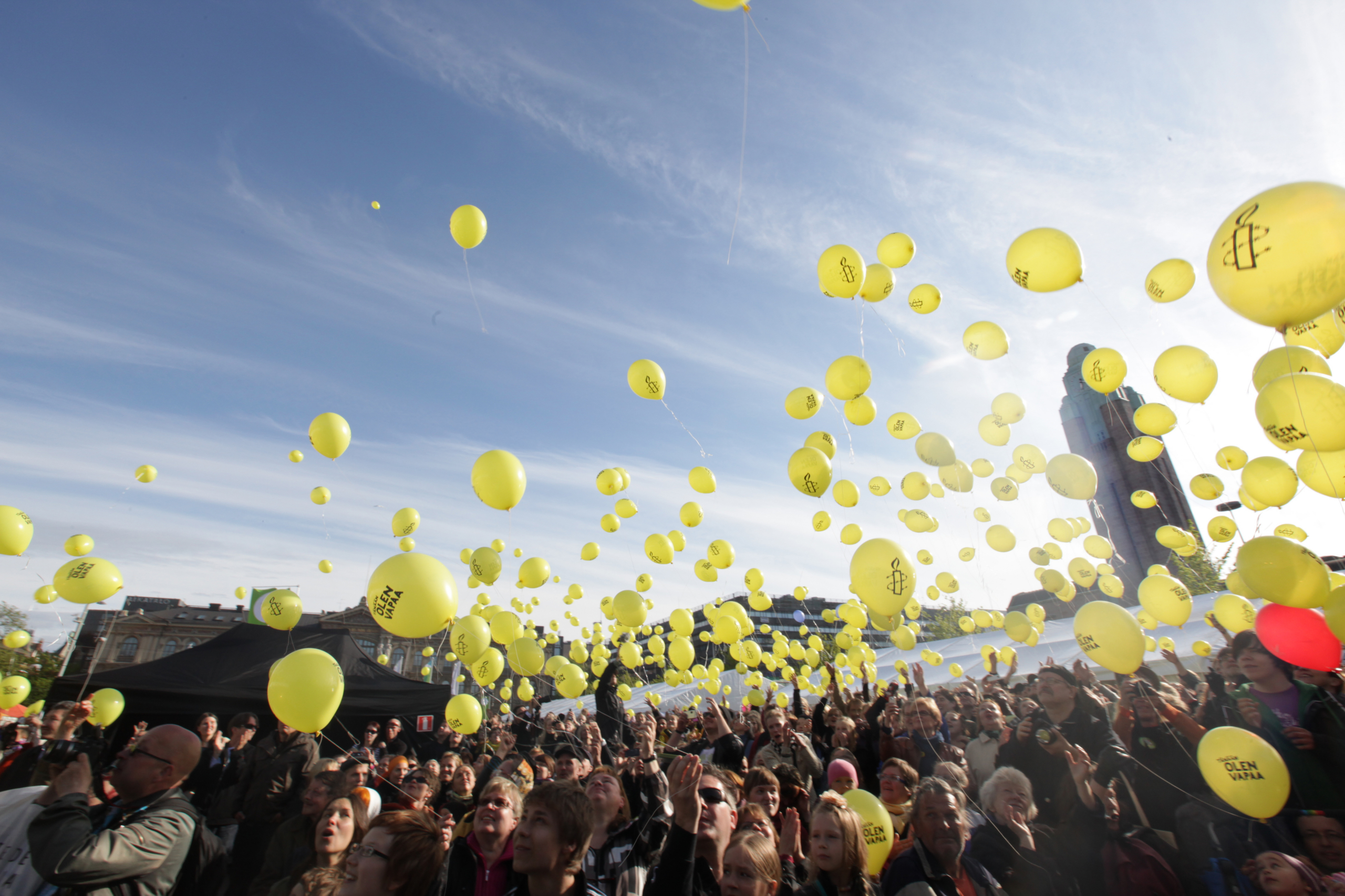 50ème anniversaire d'Amnesty International à Helsinki