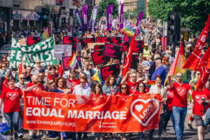Manifestation pour le mariage entre personnes du même sexe, Irlande du NOrd