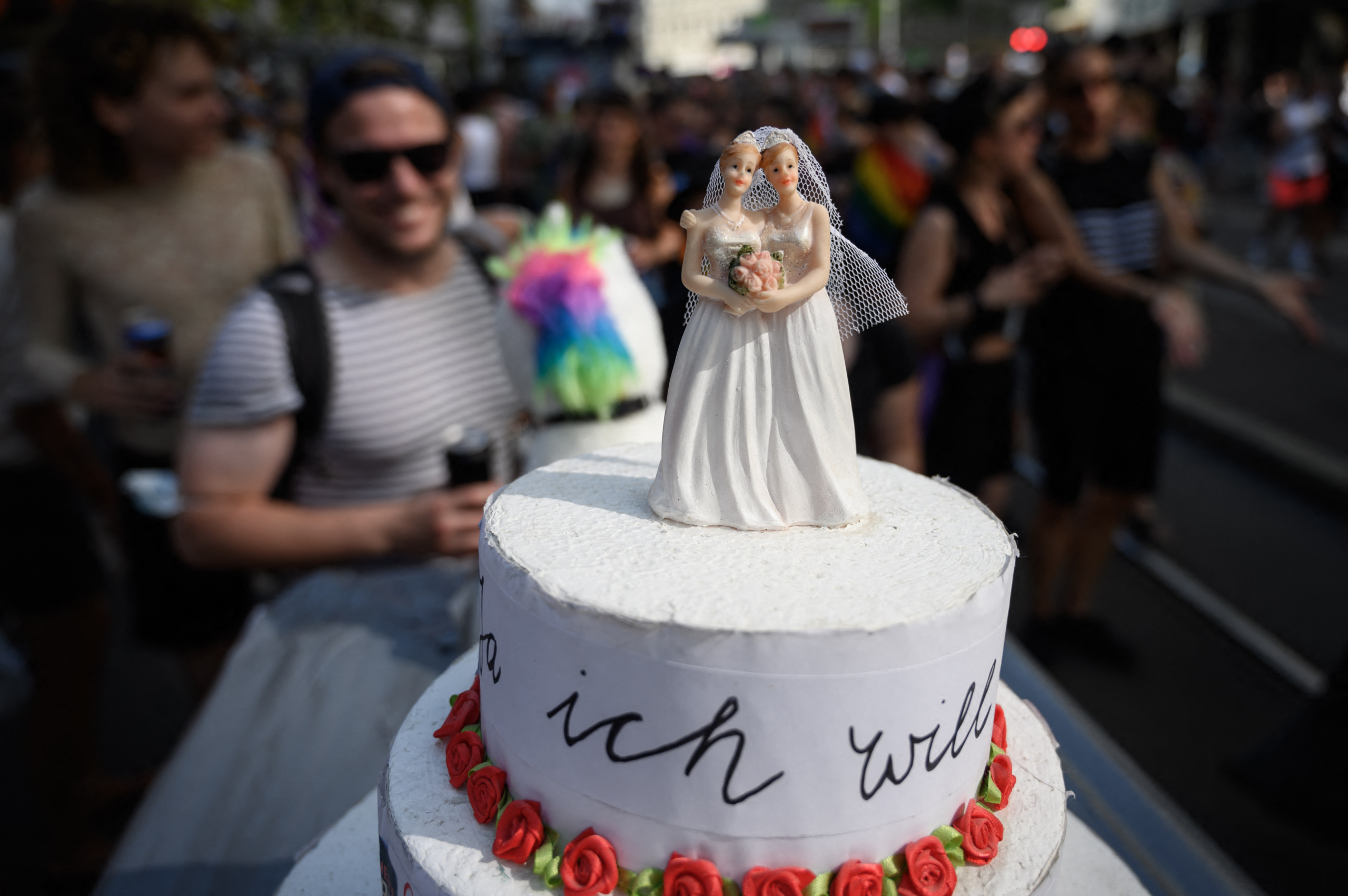 Un gâteau de la Pride de Zurich