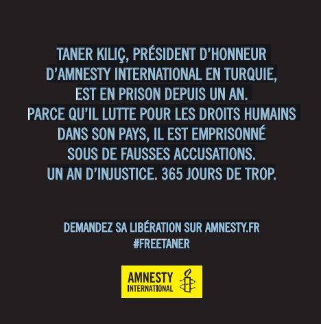 Banderole Taner Kiliç action 6 juin 2018 version texte