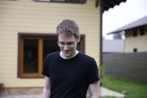 Edward Snowden dans le film "Citizen Four" de Laura Poitras