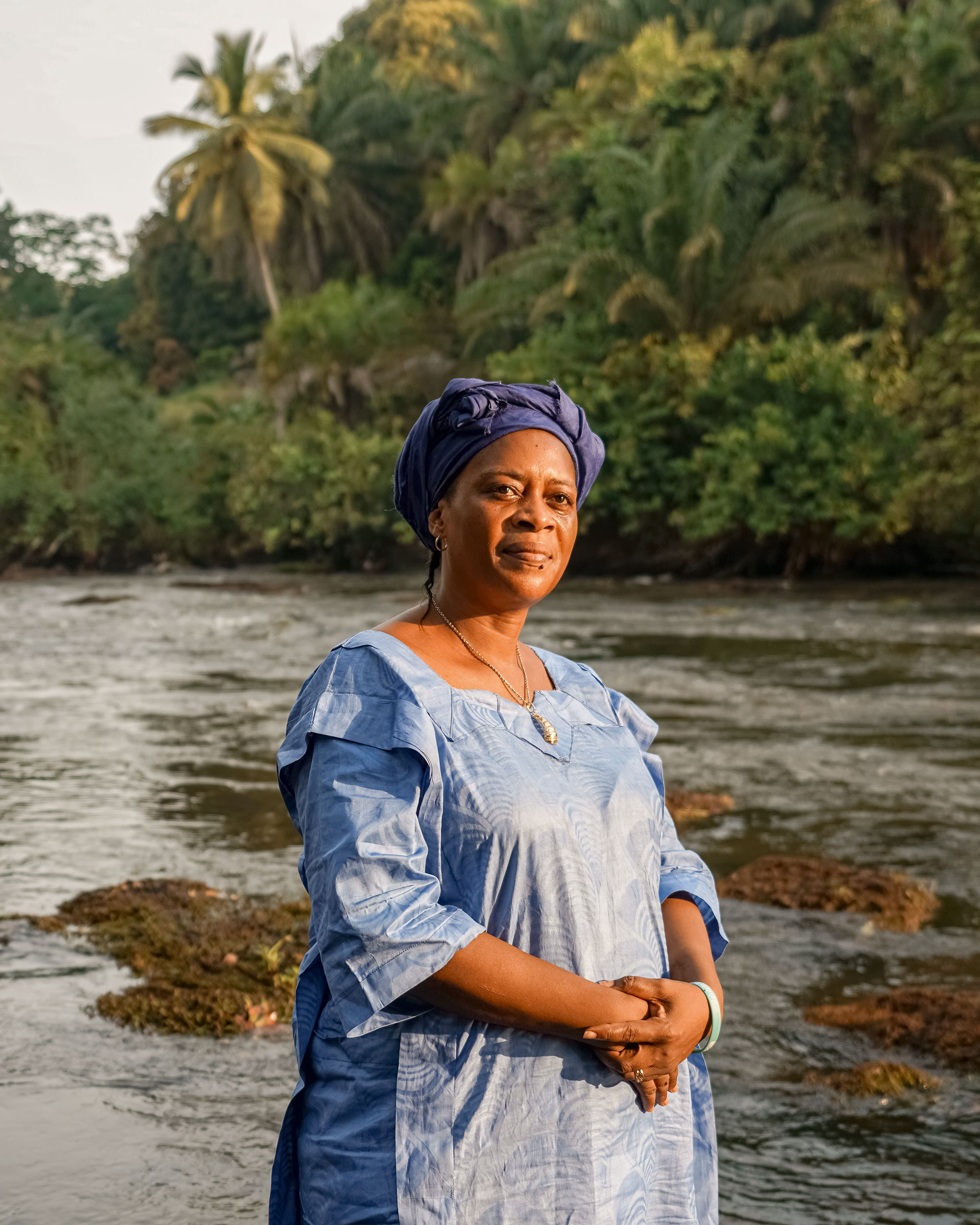 Rugiatu Turay, à Port Loko, en novembre 2024. Copyright Théophile Simon