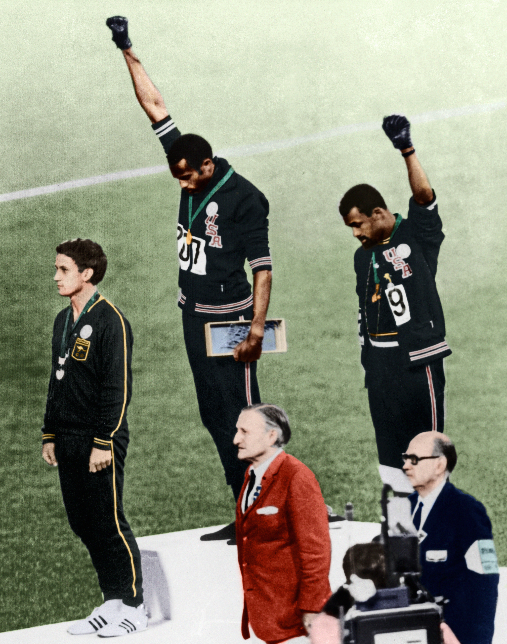 16 octobre 1968 Tomie Smith et John Carlos © the granger  NY Coll Chistophel