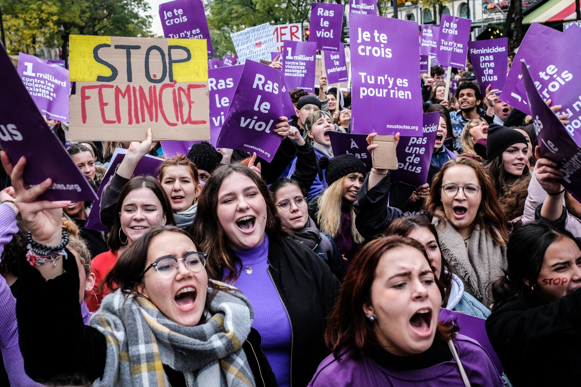Marche de femmes - Manifestation pour revendiquer leurs droits