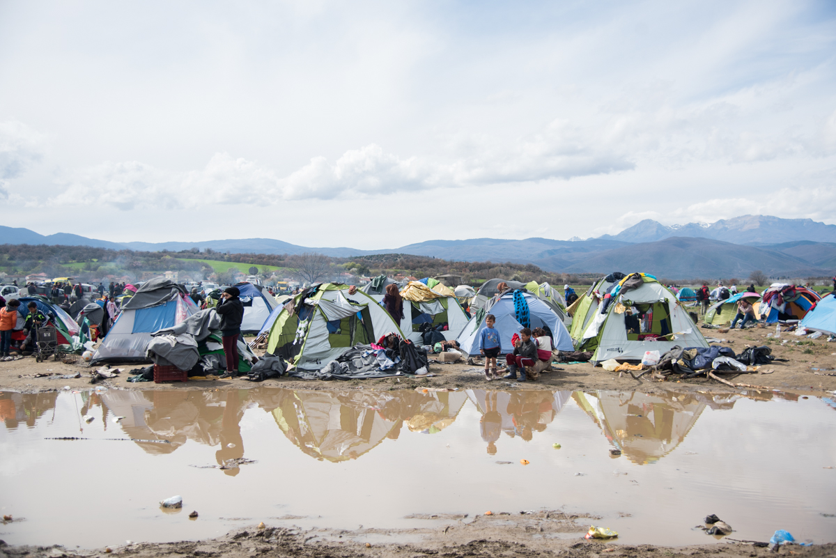 Réfugiés à Idomeni