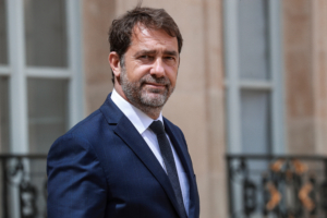 French Interior Minister Christophe Castaner leaves the Elysee Palace after attending the weekly cabinet meeting on June 10, 2020 in Paris, France. Ludovic Marin/Pool via REUTERS