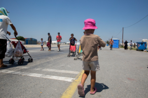 Des réfugiés bloqués en Grèce © Amnesty International (Photo: Richard Burton)