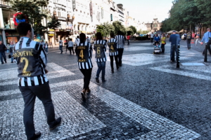 Flashmob d'activistes de République Tchèque pendant le championnat du monde de Hockey sur glace 2014 au Belarus