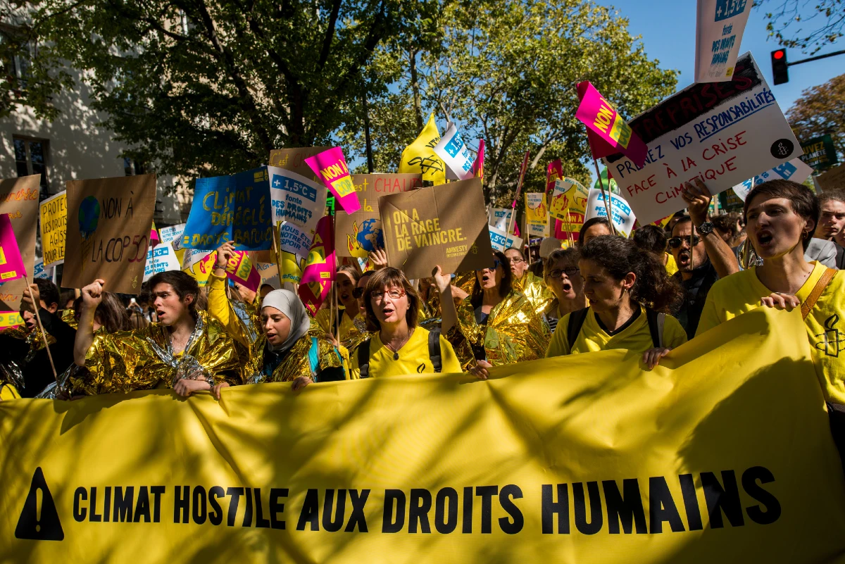 Manifestation Amnesty International France
