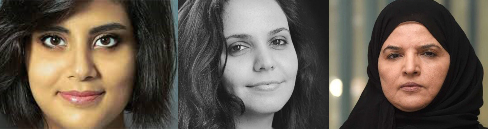 Loujain al-Hathloul, Iman al-Nafjan et Aziza al-Yousef