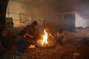 Un camp de réfugiés en Syrie