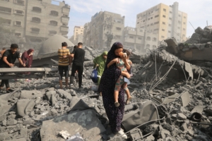 Gaza Bombardements octobre 2023 AFP via Getty Images