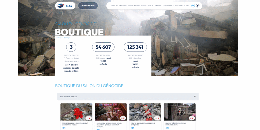 Salon du Bourget : les ventes d’armes à Israël doivent cesser