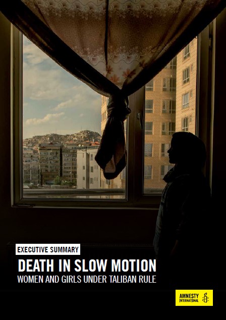 Mort à petit feu (Résumé du rapport Femmes en Afghanistan Août 2022)