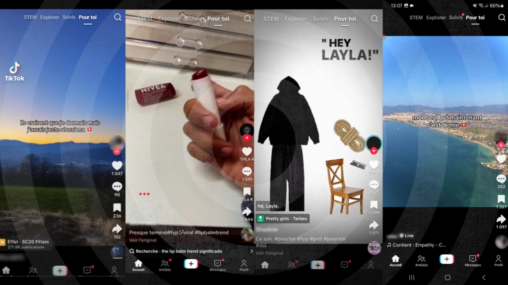 Les jeunes dans les ténèbres de Tiktok