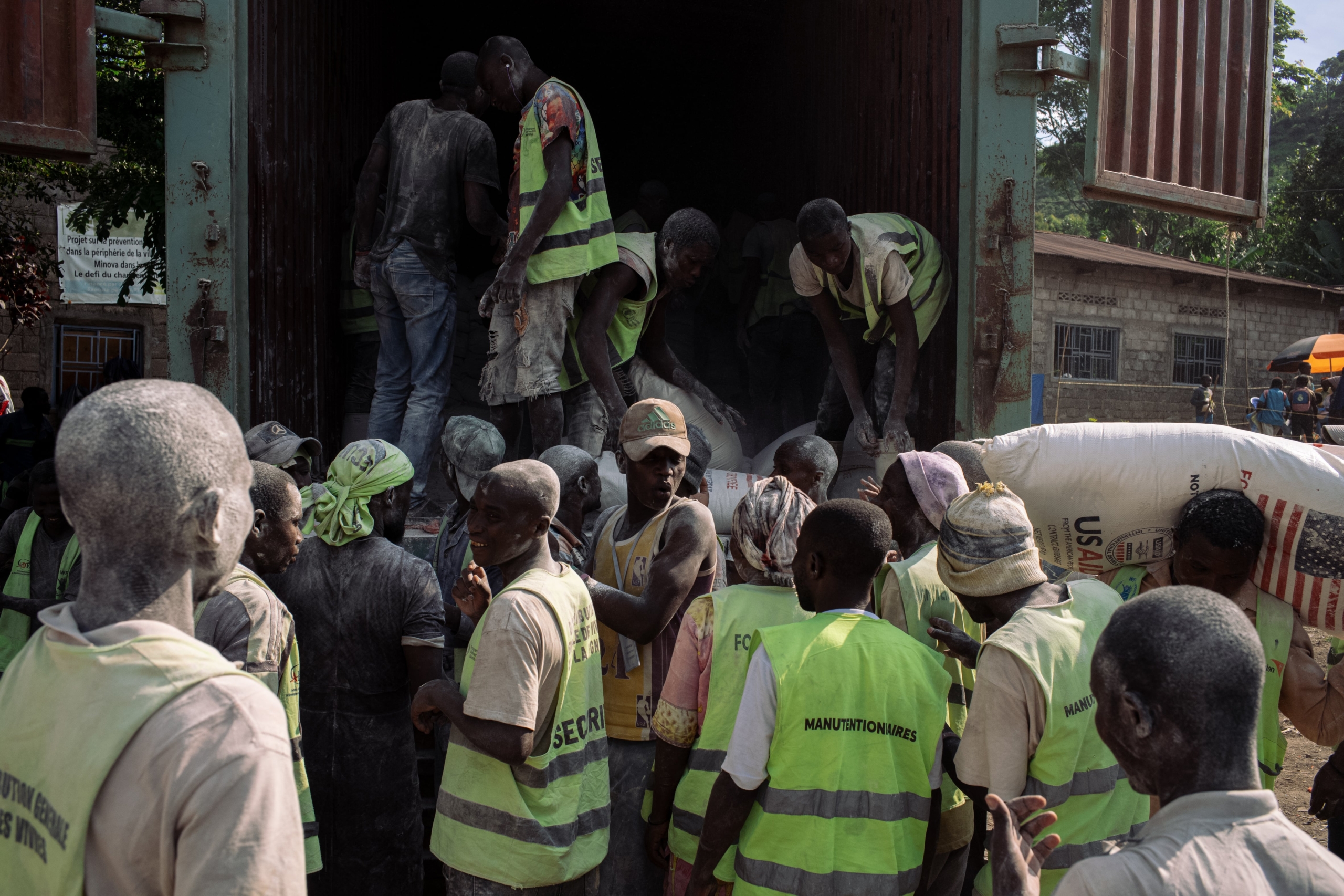distribution de nourriture organisée par le Programme Alimentaire Mondial (PAM), République démocratique du Congo, Philémon Barbier