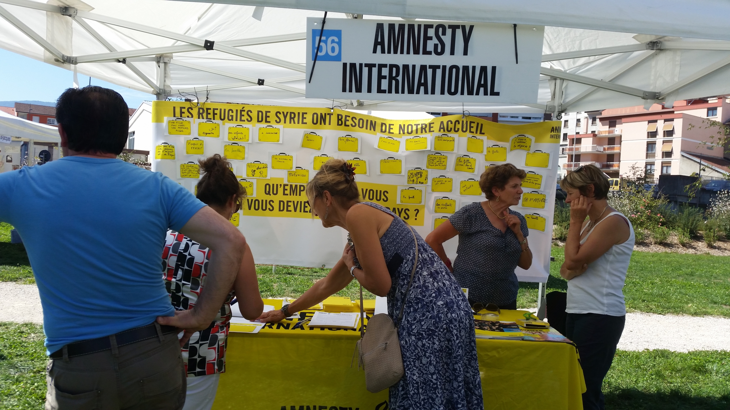 Stand Amnesty à Bellegarde-sur-Varseline
