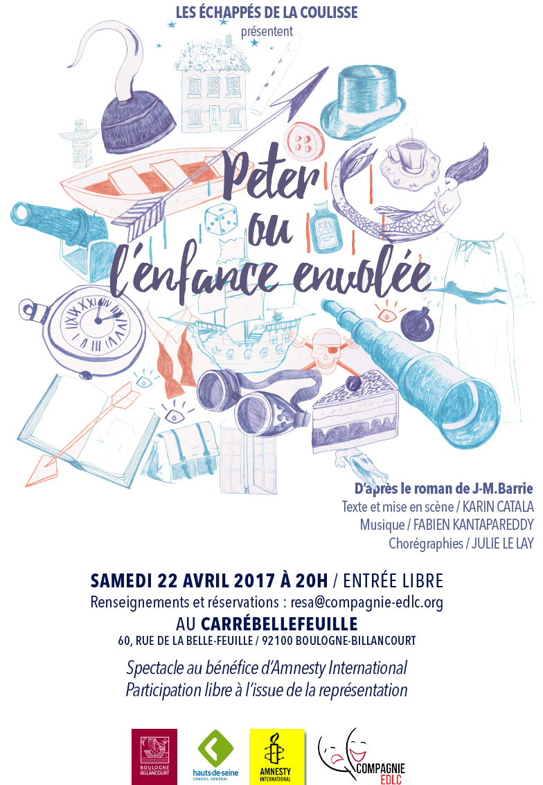 Affiche théâtre Peter