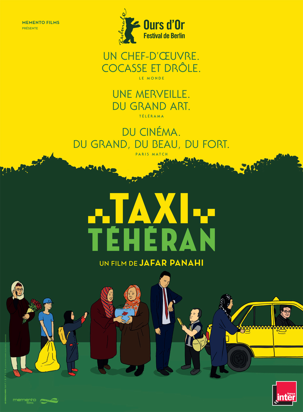 affiche du film Taxi Téhéran