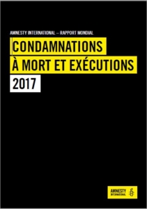 Rapport Condamnations  à mort et exécutions 2017