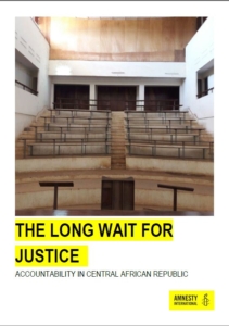 Rapport : The long wait for justice: Accountability in Central African Republic