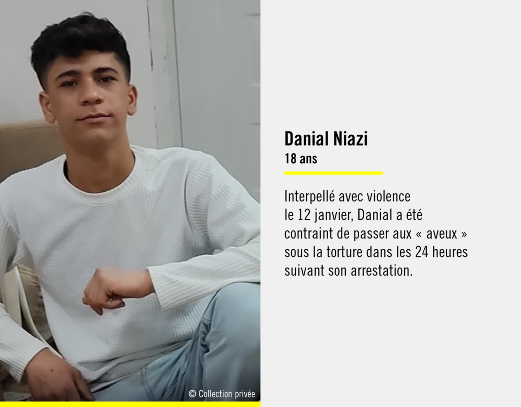 Danial Niazi - Condamnations à mort Iran février 2026