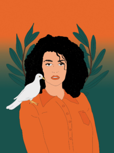 Illustration de Narges Mohammadi