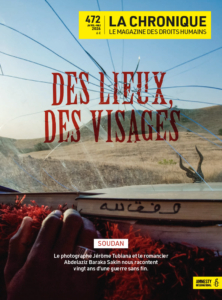 Dans la voiture d’un Janjawid, Darfour du Nord, 2020. © Jérôme Tubiana