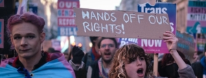 Manifestations à Londres pour les droits des personnes transgenre